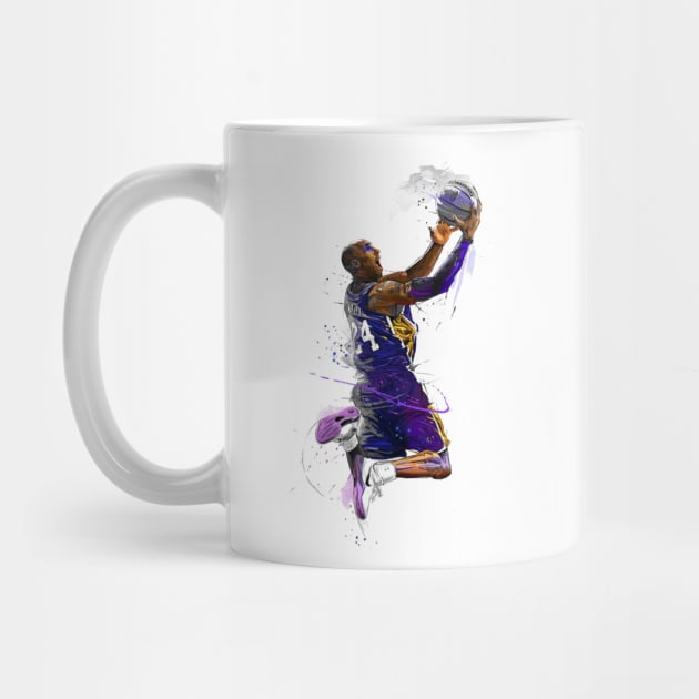 NBA Basketball Painting Canvas print, Drawing Basketball Players by lakshitha99